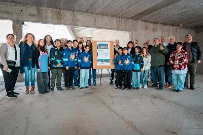 Avanza a buen ritmo la construcción de la nueva secundaria en el barrio La Matera