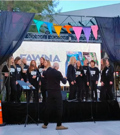 Banda Vocal: Gran ensamble de voces en el Club Mitre de Quilmes
