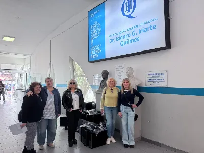 Entregaron diez computadoras al Hospital Iriarte para reforzar la atención