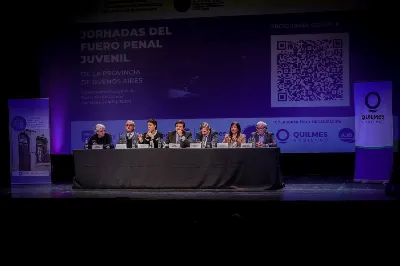 Mayra Mendoza y Juan Martín Mena encabezaron en Quilmes las Jornadas del Fuero Penal Juvenil