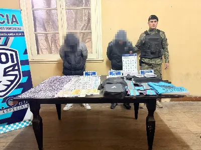 Persecución en El Monte terminó con dos detenidos y más de mil dosis de cocaína secuestradas