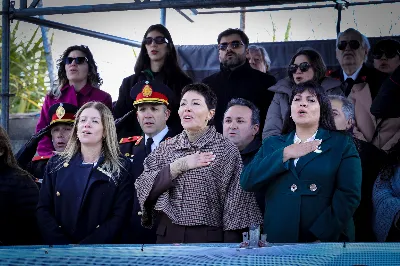 Aniversario de Bernal: Mayra Mendoza y Eva Mieri anunciaron la finalización del Acceso Sudeste y un nuevo natatorio