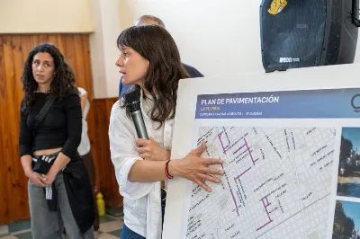Anunciaron la construcción de 47 nuevas cuadras de asfalto en Villa La Florida
