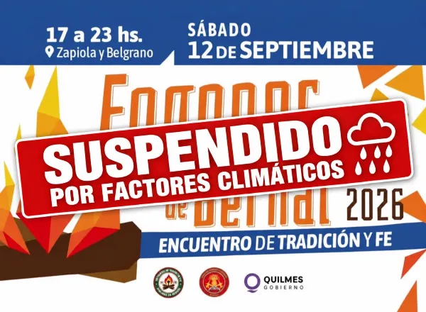 Reprogramaron los Fogones de Bernal por las condiciones climáticas