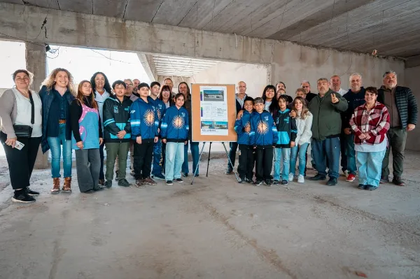 Avanza a buen ritmo la construcción de la nueva secundaria en el barrio La Matera