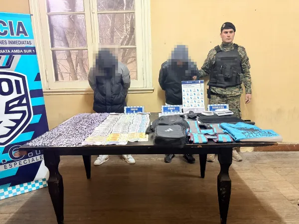 Persecución en El Monte terminó con dos detenidos y más de mil dosis de cocaína secuestradas