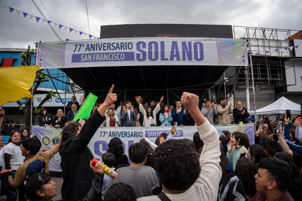 Aniversario de Solano: Eva Mieri anunció llegar en 2027 a las 350 cuadras de pavimento