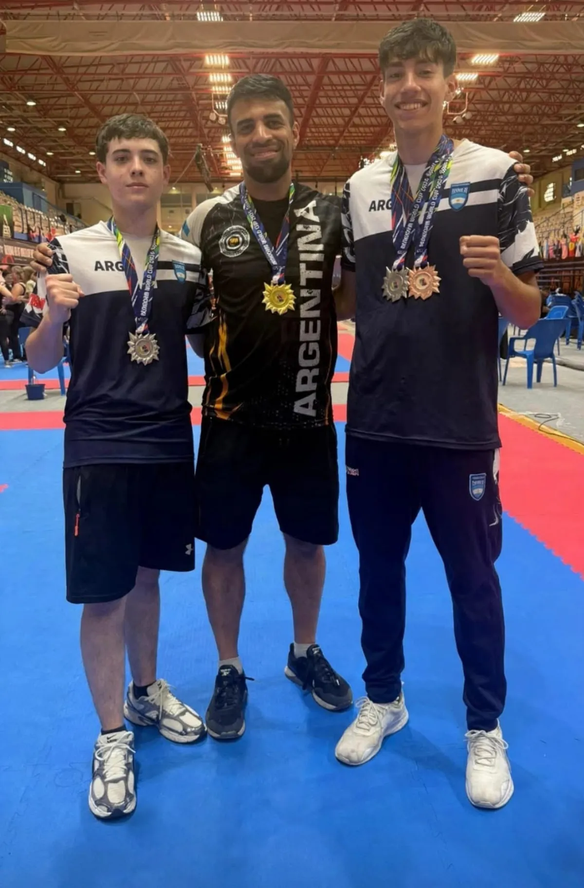 Tres jóvenes de Solano hicieron podio en la Copa del Mundo de Taekwondo en España