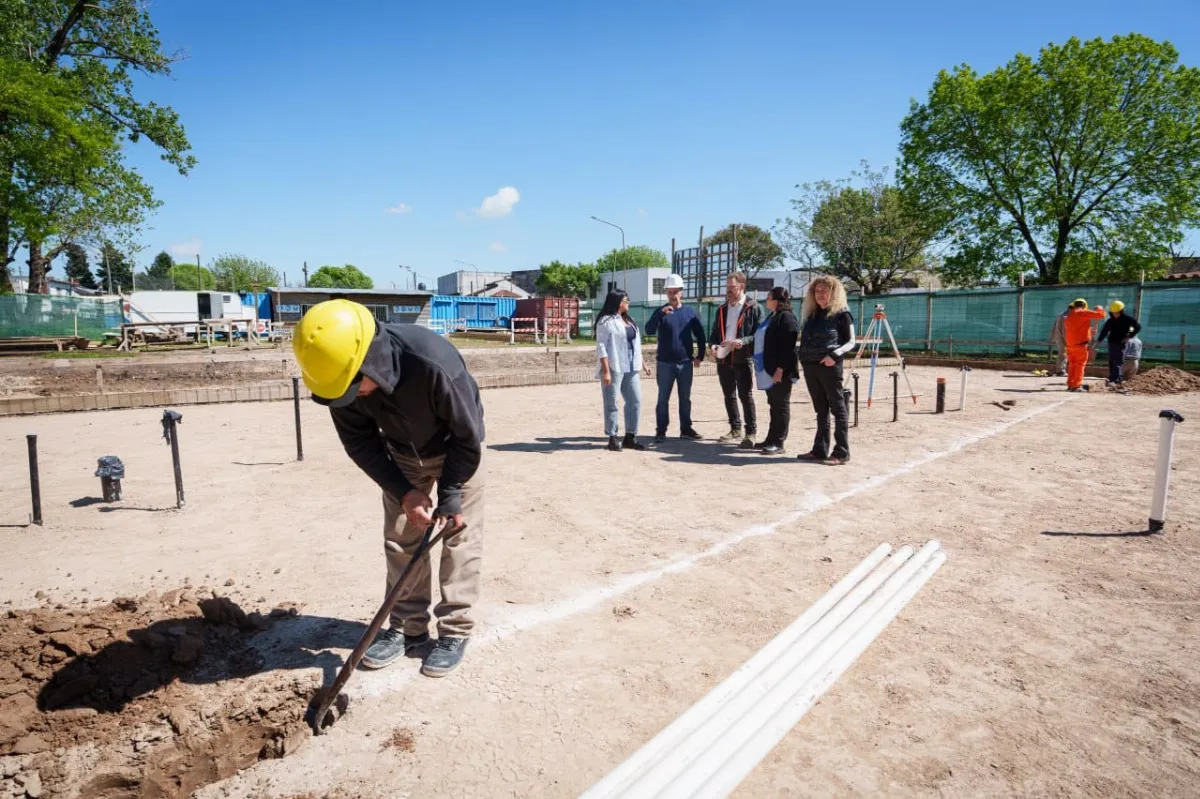 Comenzó la construcción del nuevo edificio del Jardín Municipal Nº 2 en San Francisco Solano