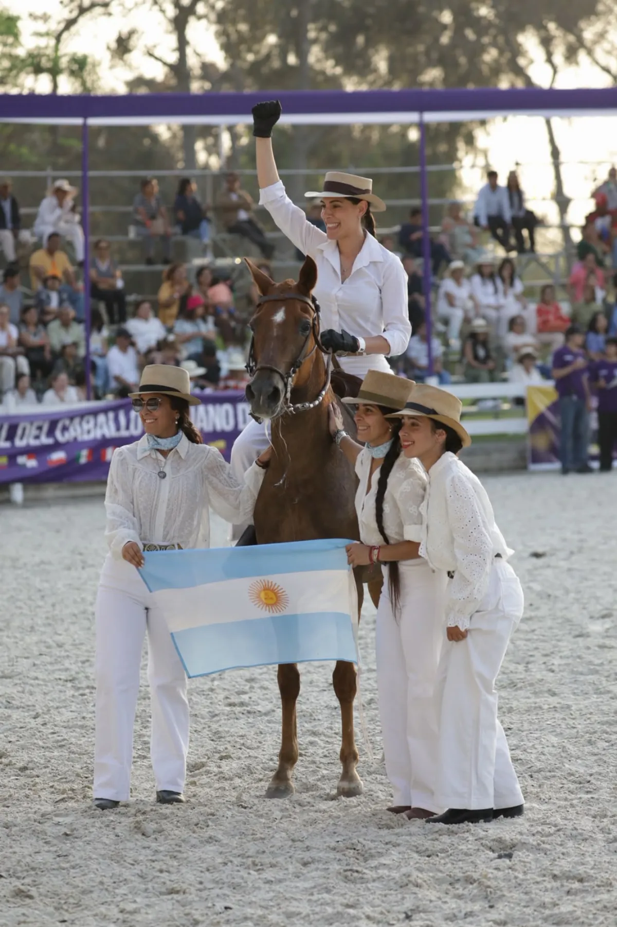 Quilmeña representó a la Argentina en un mundial de caballos