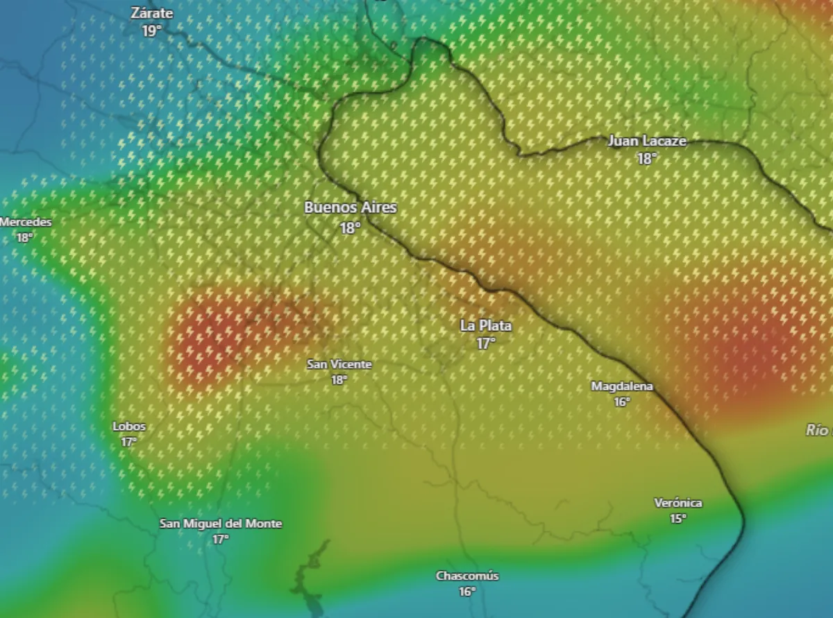 Alerta naranja por fuertes tormentas para Quilmes y la región