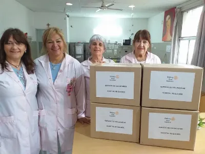 Rotary Club Ezpeleta donó ropa para bebés y niños al Hospital de Quilmes