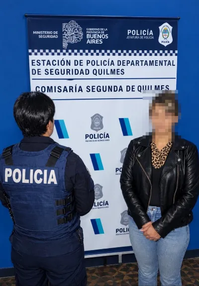 Bernal: Una mujer fue detenida tras herir a su pareja con un cuchillo
