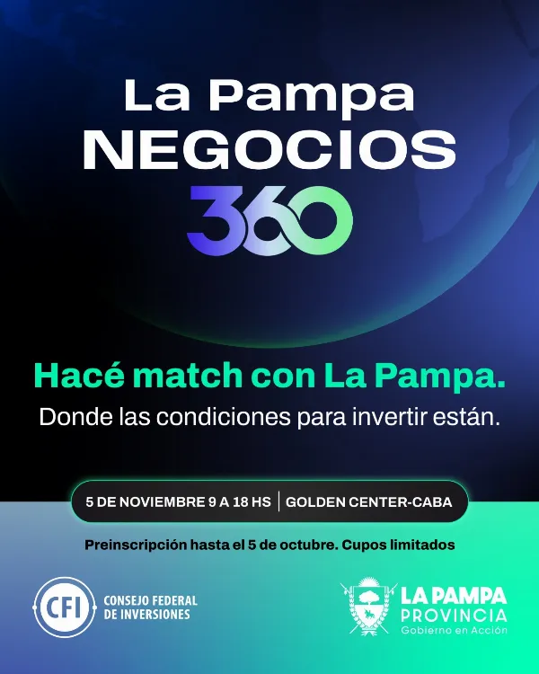 La Pampa apuesta al matchmaking empresarial con un evento clave y beneficios con el foco en Vaca Muerta